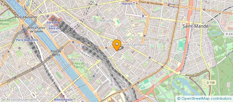 localisation de l'entreprise UNIVERSELLE  PARIS