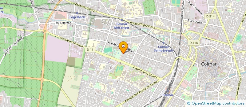 localisation de l'entreprise UNIVERSELLE SARL à COLMAR