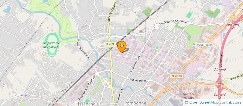 localisation de l'entreprise UNIVERSELLES CONSTRUCTIONS à MONTAUBAN