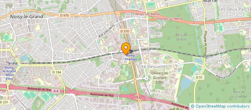 localisation de l'entreprise UNIVERSITAIRES SANS FRONTIERES à NOISY-LE-GRAND