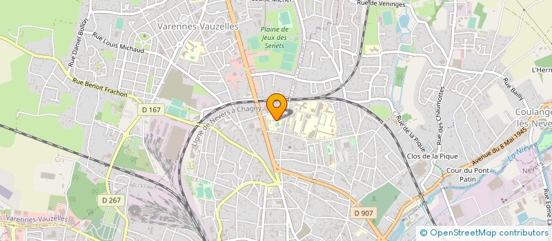 localisation de l'entreprise UNIVERSITE AU TEMPS LIBRE DU NIVERNAIS à NEVERS