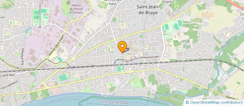 localisation de l'entreprise UNIVERSITE CITOYENNE DU VAL DE LOIRE ORLEANAIS à SAINT-JEAN-DE-BRAYE