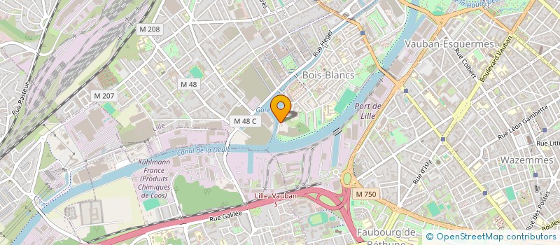 localisation de l'entreprise UNIVERSITE DES COMPETENCES HABITAT à LILLE