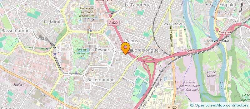 localisation de l'entreprise UNIVERSITE DES JEUNES LEADERS à TOULOUSE