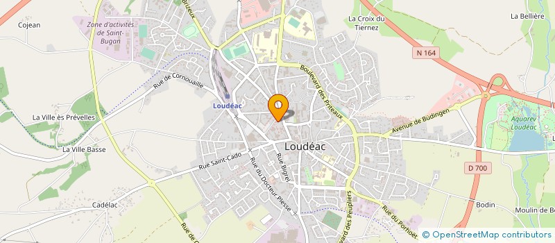 localisation de l'entreprise UNIVERSITE DU TEMPS LIBRE à LOUDEAC