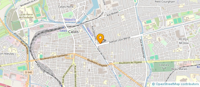 localisation de l'entreprise UNIVERSITE DU TEMPS LIBRE à CALAIS