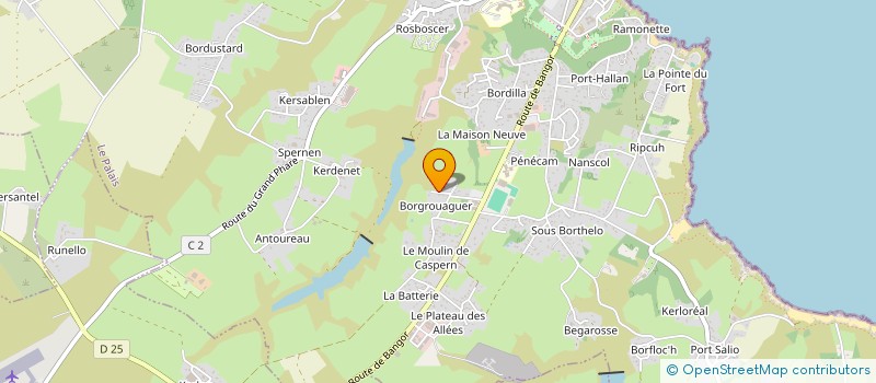 localisation de l'entreprise UNIVERSITE DU TEMPS LIBRE DE BELLE ILE  LOCMARIA