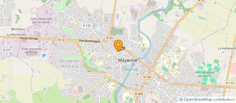 localisation de l'entreprise UNIVERSITE DU TEMPS LIBRE HTE MAYENNE à MAYENNE