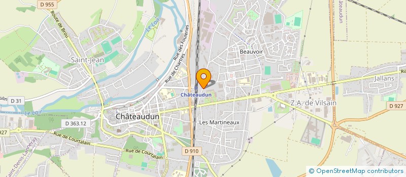 localisation de l'entreprise UNIVERSITE DU TEMPS LIBRE REGION DUNOISE à CHATEAUDUN