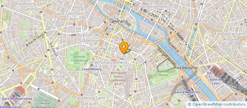 localisation de l'entreprise UNIVERSITE EUROPEENNE DE LA RECHERCHE  PARIS