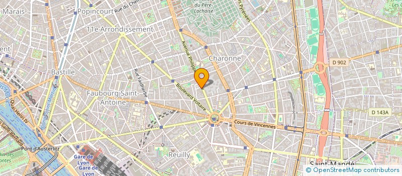 localisation de l'entreprise UNIVERSITE INTERNATINALE DU SPORT  PARIS