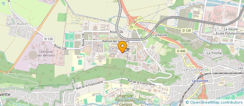 localisation de l'entreprise UNIVERSITE PARIS-SACLAY à GIF-SUR-YVETTE
