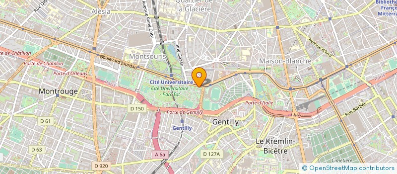 localisation de l'entreprise UNIVERSITE PARISIENNE MAISON MAROC à PARIS
