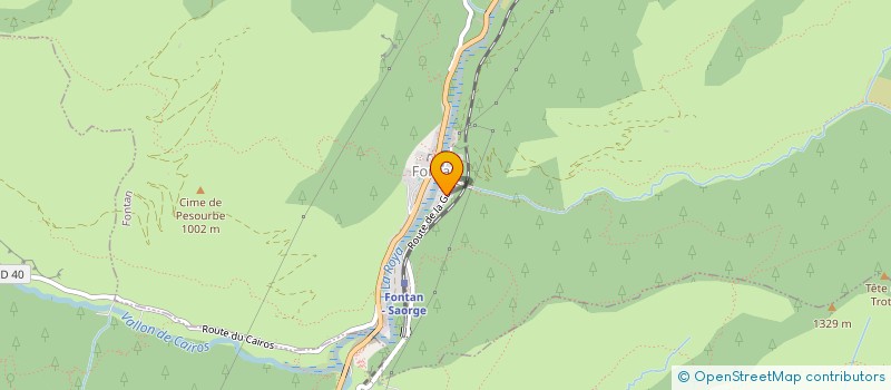 localisation de l'entreprise UNIVERSITE POPULAIRE DE LA ROYA (UP ROYA)  BREIL-SUR-ROYA