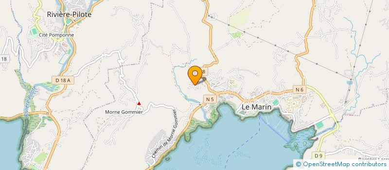 localisation de l'entreprise UNIVERSITE POPULAIRE DU MARIN à LE MARIN