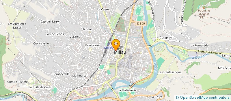 localisation de l'entreprise UNIVERSITE POPULAIRE DU SUD ROUERGUE à MILLAU