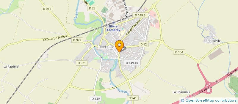 localisation de l'entreprise UNIVERSITE POPULAIRE ILLIERS HANDBALL à ILLIERS-COMBRAY