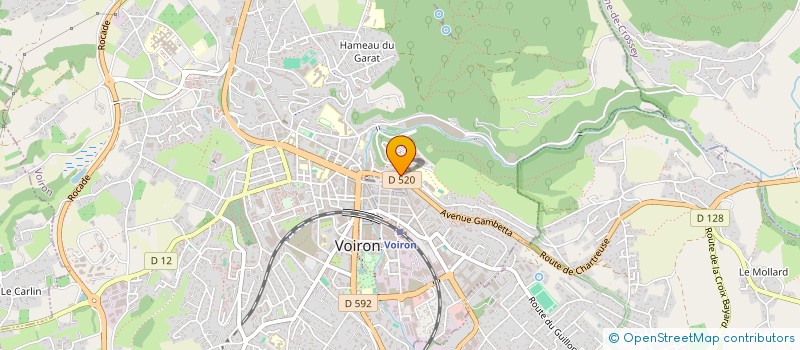localisation de l'entreprise UNIVERSITE POUR TOUS DU VOIRONNAIS à VOIRON