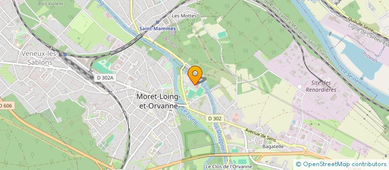 localisation de l'entreprise UNIVERSITE RURALE SEINE ET LOING  MORET-LOING-ET-ORVANNE