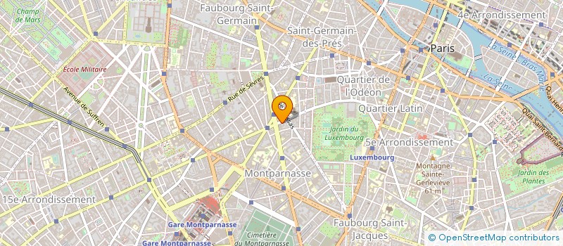 localisation de l'entreprise UNIVERSITE VERTE à PARIS