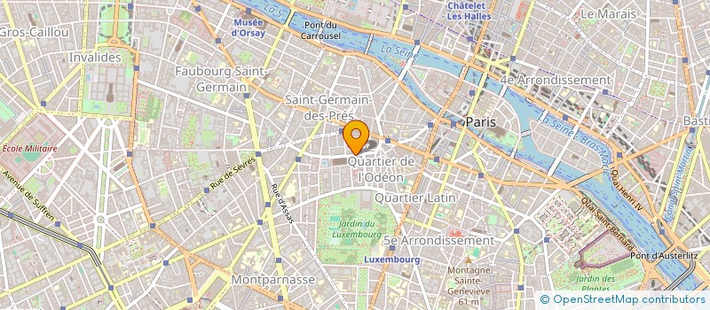 localisation de l'entreprise UNIVERSITES AMERICAINES EN FRANCE  PARIS