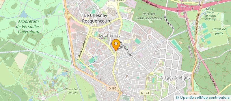 localisation de l'entreprise UNIVERSLIVEBOX MEDIA - UL MEDIA  LE CHESNAY-ROCQUENCOURT