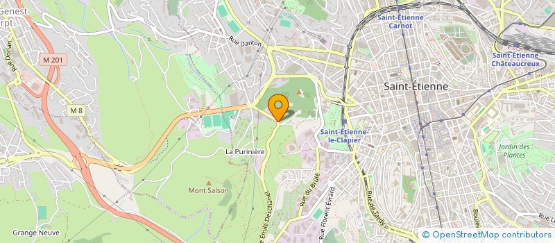 localisation de l'entreprise UNIVERSOL  SAINT-ETIENNE