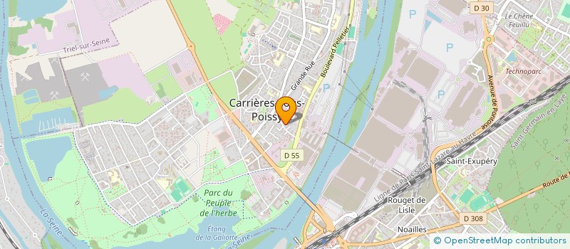 localisation de l'entreprise UNIVERSPLANIF  CARRIERES-SOUS-POISSY