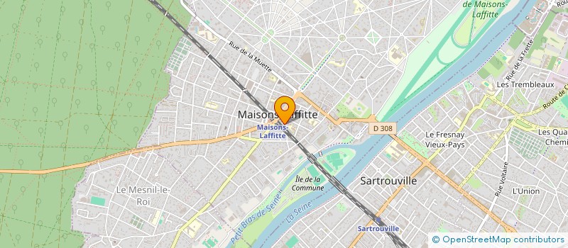 localisation de l'entreprise UNIVERSUN  MAISONS-LAFFITTE