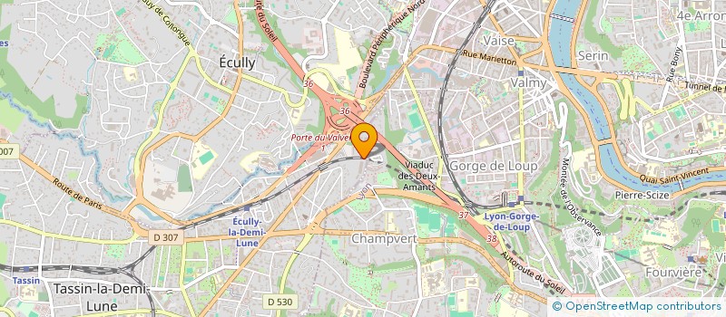 localisation de l'entreprise UNIVERSYDE à TASSIN-LA-DEMI-LUNE