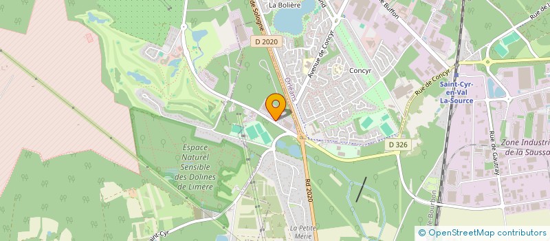 localisation de l'entreprise UNIVERT 777 à SAINT-CYR-EN-VAL