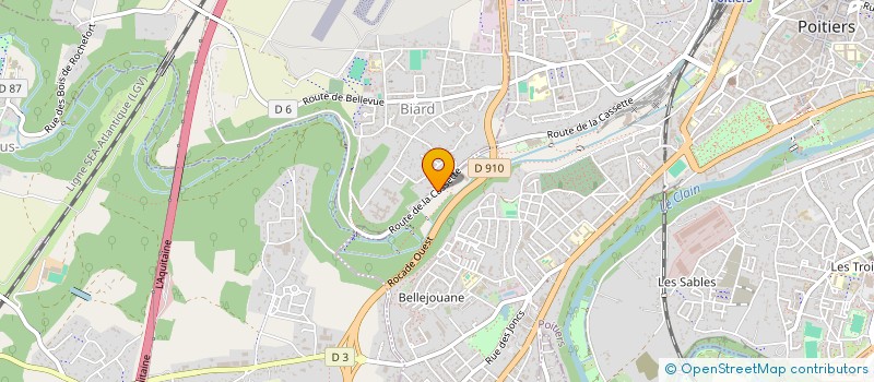 localisation de l'entreprise UNIVERT JARDIN à BIARD