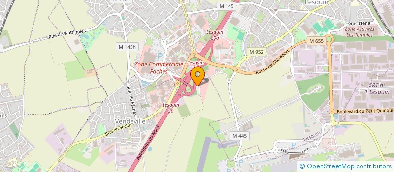 localisation de l'entreprise UNIVERT'MAT  VENDEVILLE