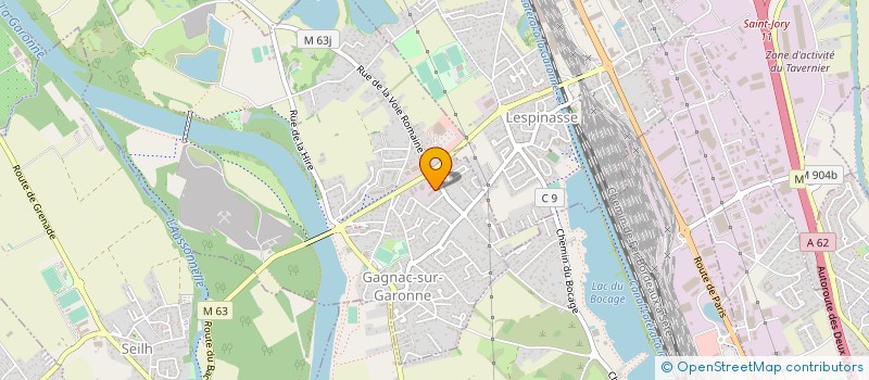 localisation de l'entreprise UNIVERTIK  GAGNAC-SUR-GARONNE