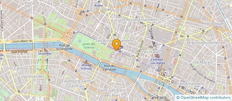 localisation de l'entreprise UNIVEST à PARIS