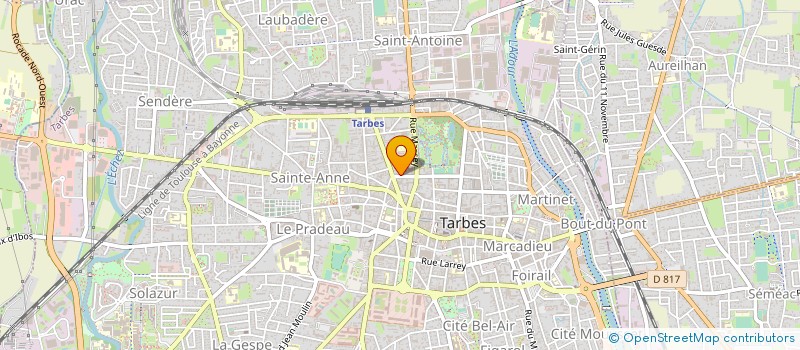 localisation de l'entreprise UNIVIANDES  TARBES