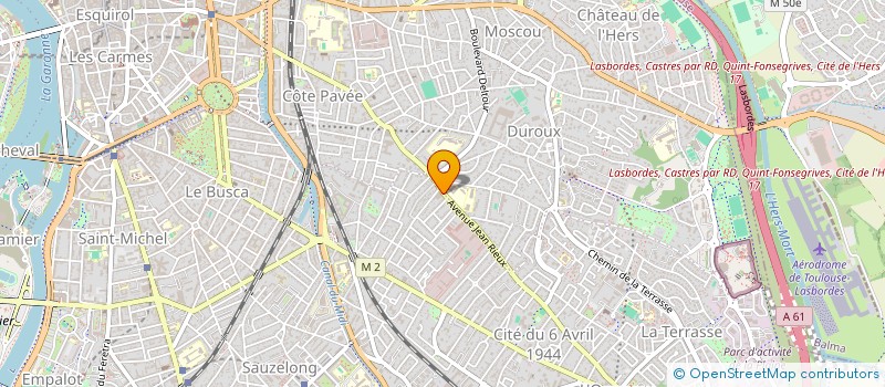 localisation de l'entreprise UNIVISIONS à TOULOUSE