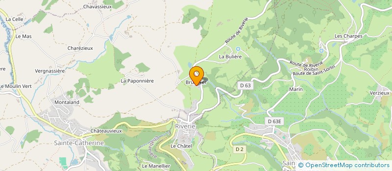 localisation de l'entreprise UNIVOYAGE à SAINTE-CATHERINE