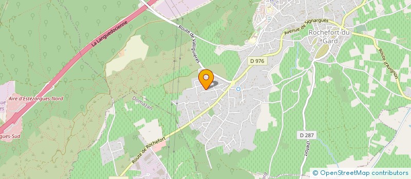 localisation de l'entreprise UNIWAY  ROCHEFORT-DU-GARD