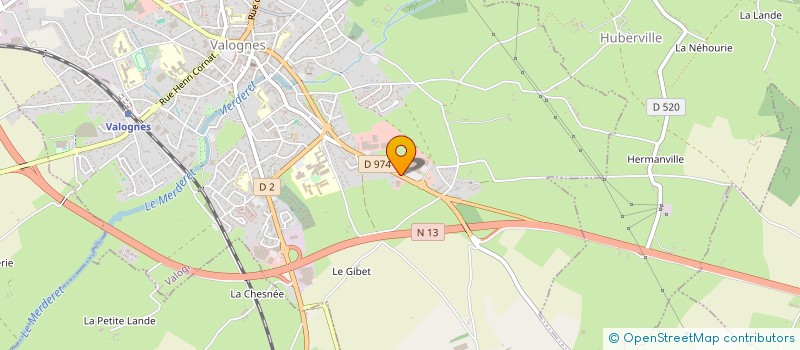 localisation de l'entreprise UNIX  VALOGNES