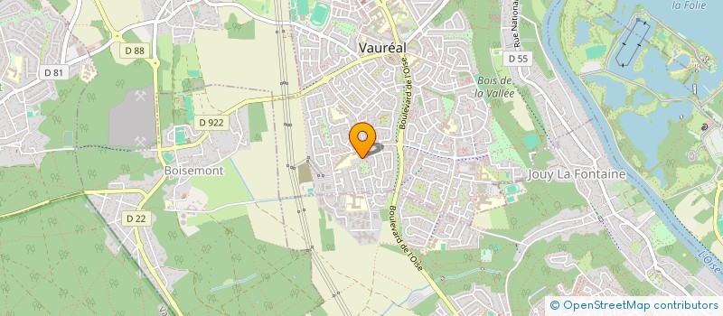 localisation de l'entreprise UNIXOM  VAUREAL