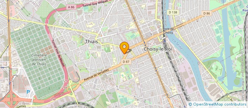 localisation de l'entreprise UNIXTEM à THIAIS