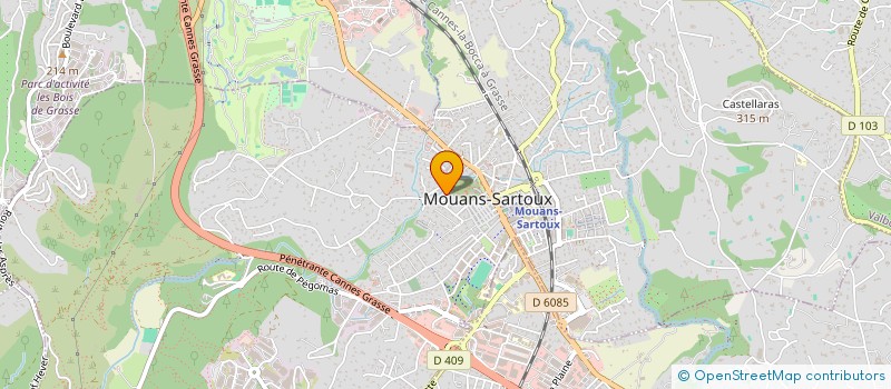 localisation de l'entreprise UNIYOGA  MOUANS-SARTOUX