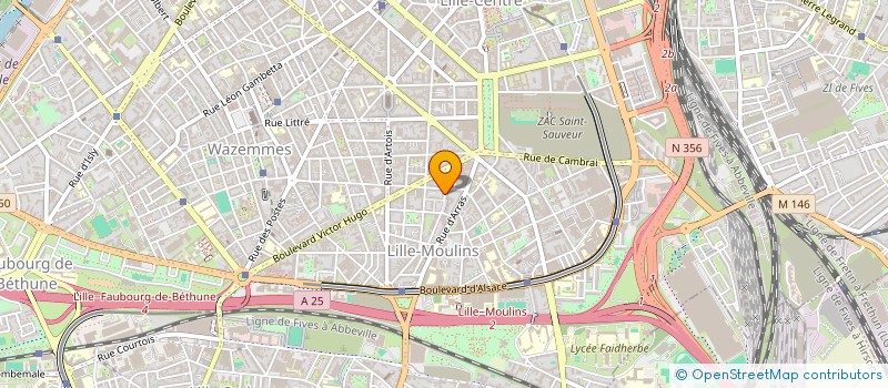 localisation de l'entreprise UNKIND UNLIMITED à LILLE