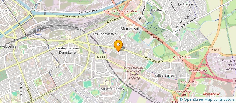 localisation de l'entreprise UNLIMITED FITNESS à MONDEVILLE