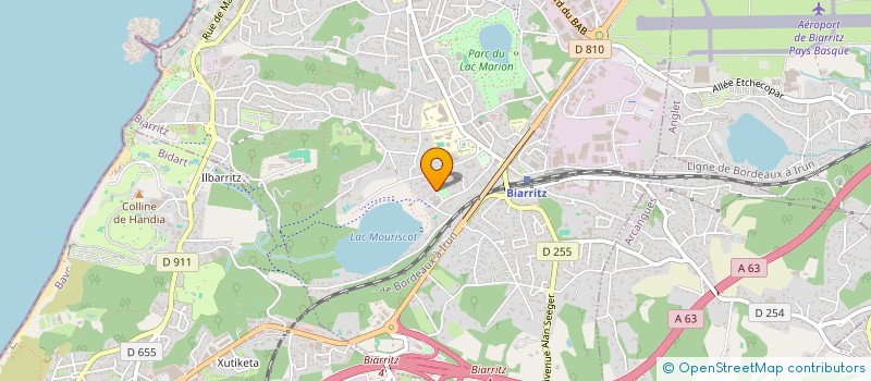localisation de l'entreprise UNLMTD  BIARRITZ