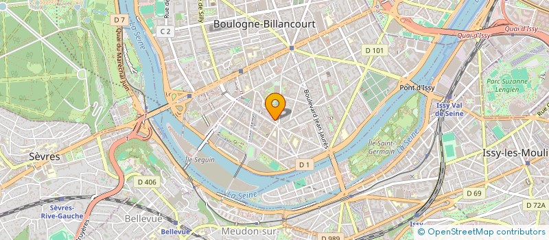 localisation de l'entreprise UNLOCK CIRCULARITY à BOULOGNE-BILLANCOURT