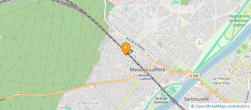 localisation de l'entreprise UNLOCK FORMATION  MAISONS-LAFFITTE