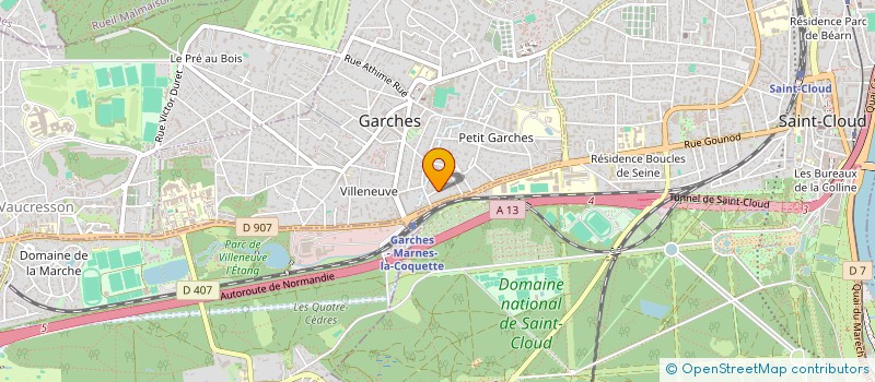 localisation de l'entreprise UNLOST à GARCHES