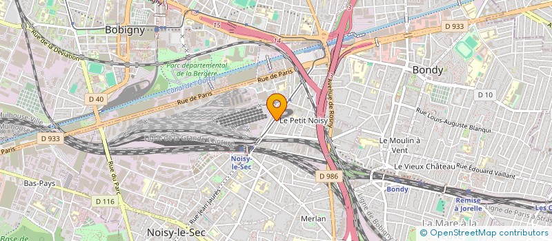 localisation de l'entreprise UNLU à NOISY-LE-SEC
